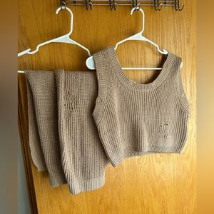 Sweater and maxi skirt set